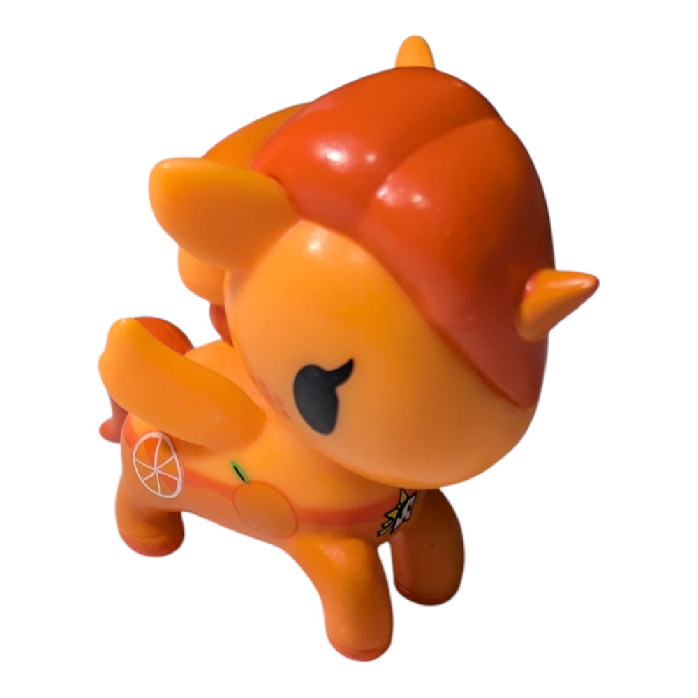 Tokidoki - Unicorno Flower Power Series - Vinyl Figure -  Orange -EUC